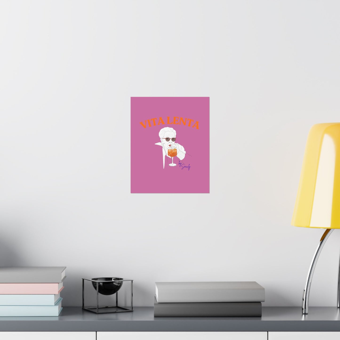 Wall art poster "Afternoon Spritz" - Vita Lenta by Seacily