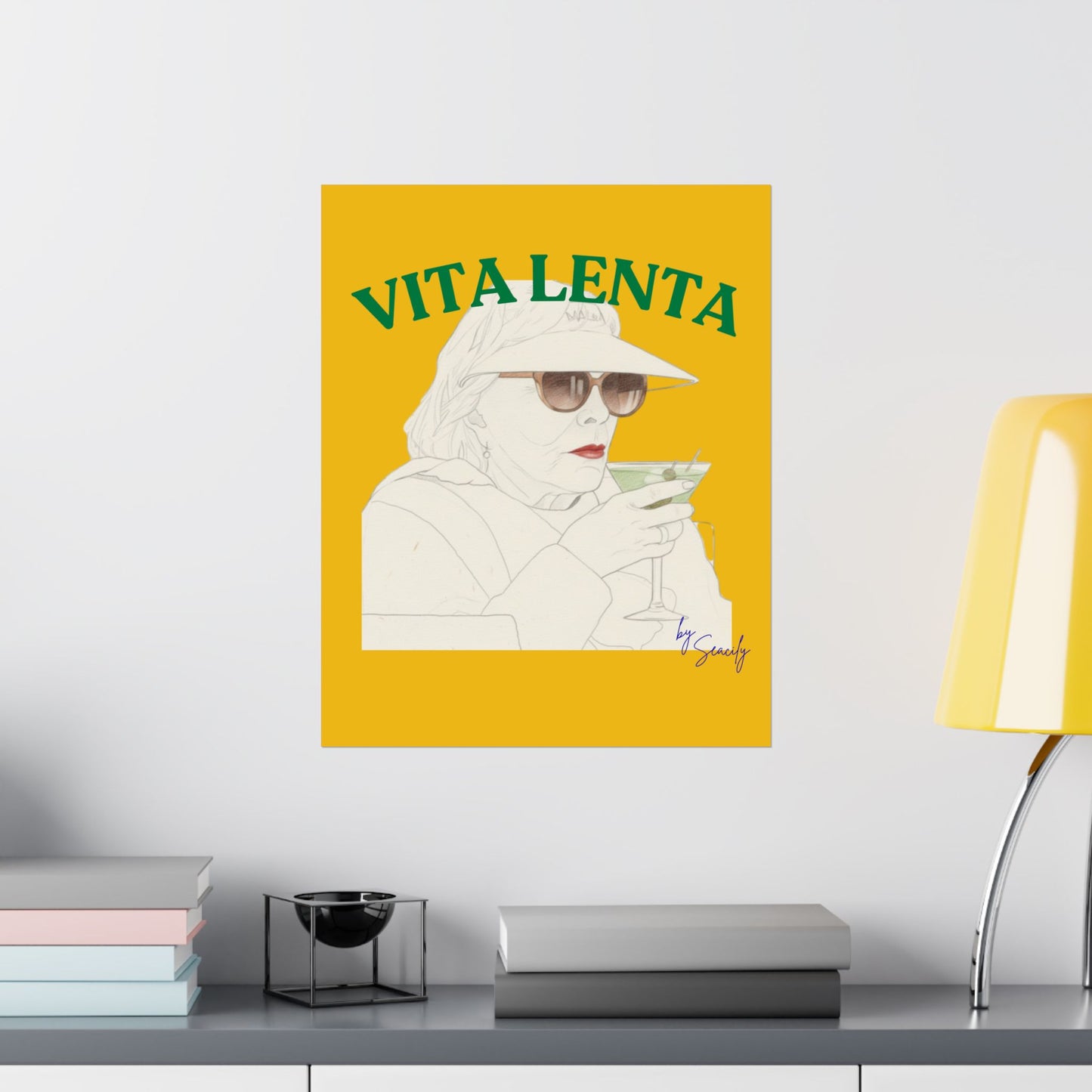 Wall art poster "I'm not judging you" - Vita Lenta by Seacily