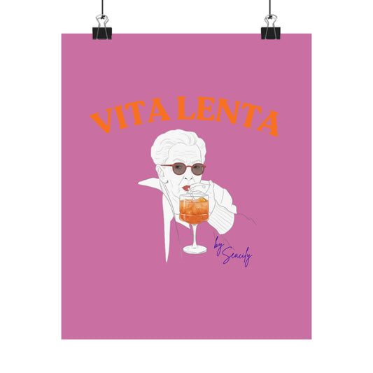 Wall art poster "Afternoon Spritz" - Vita Lenta by Seacily