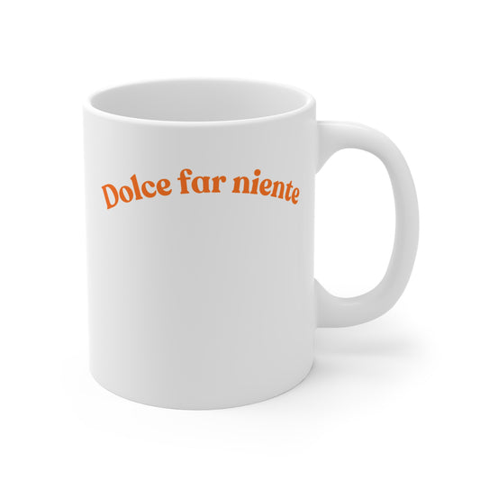 Vita Lenta 11oz mug collection by Seacily, inspired by the Mediterranean lifestyle and Italian slow living