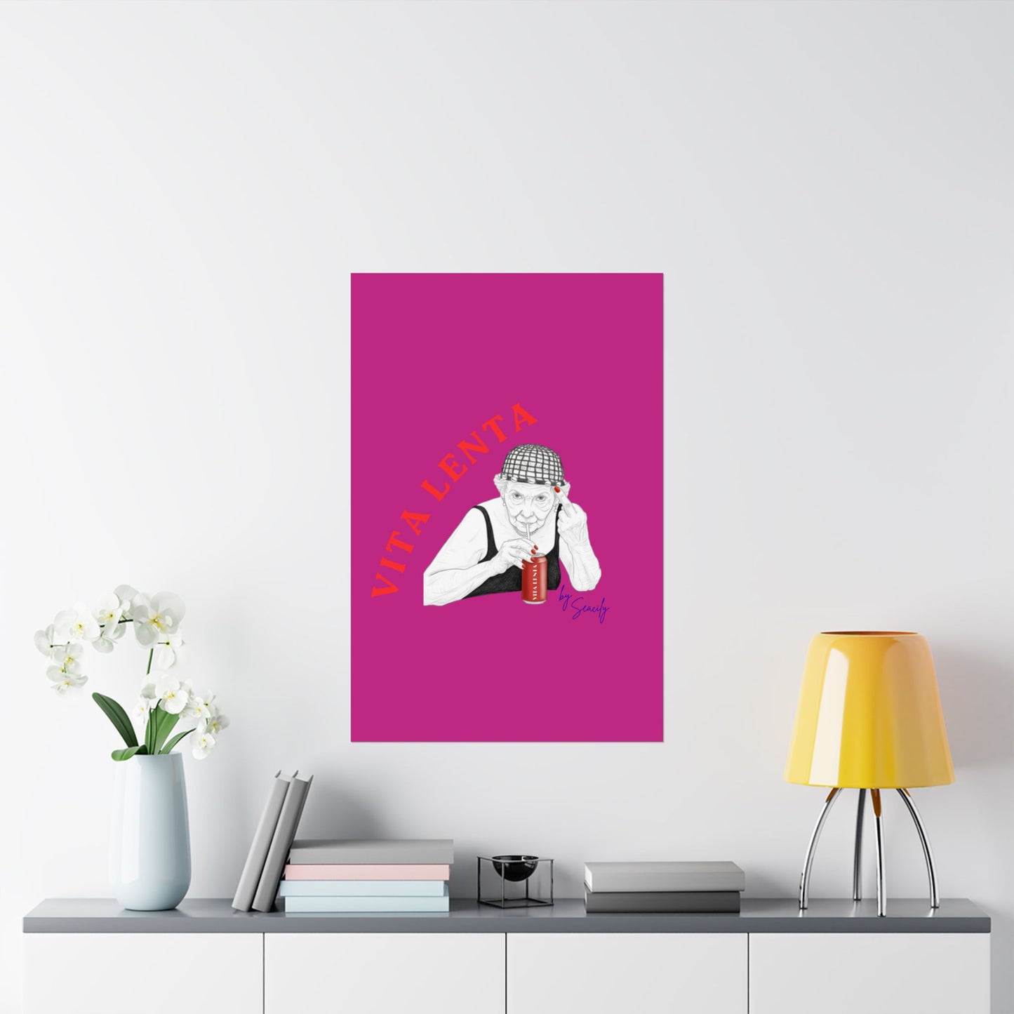 Wall art poster "Not so soft drink" - Vita Lenta by Seacily
