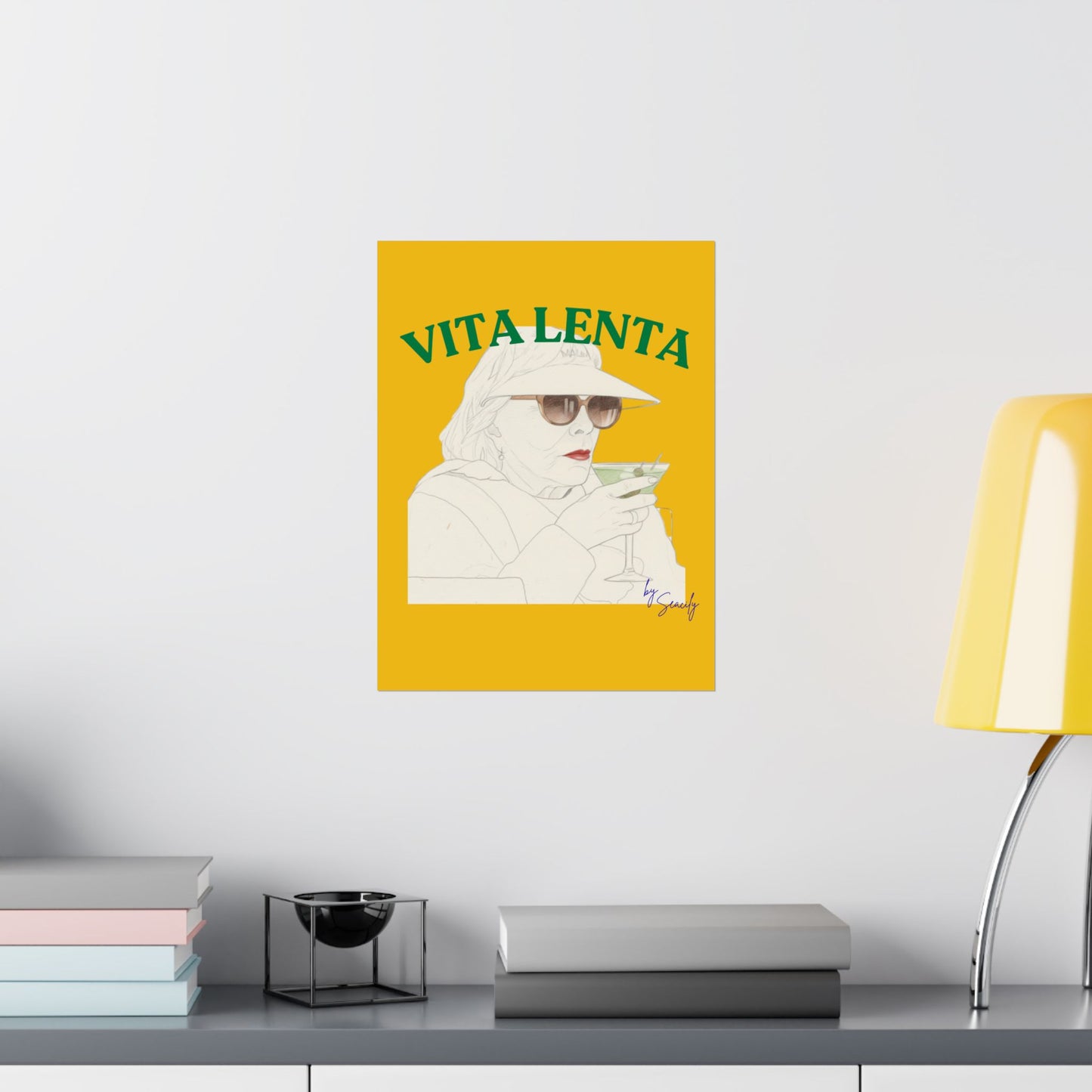 Wall art poster "I'm not judging you" - Vita Lenta by Seacily