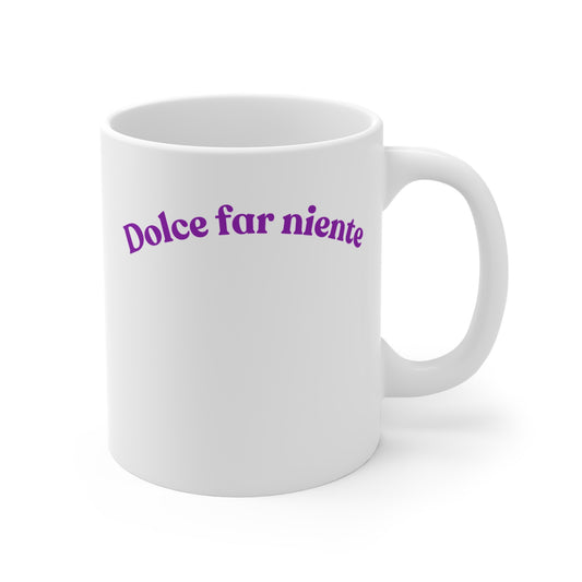 Vita Lenta 11oz mug collection by Seacily, inspired by the Mediterranean lifestyle and Italian slow living