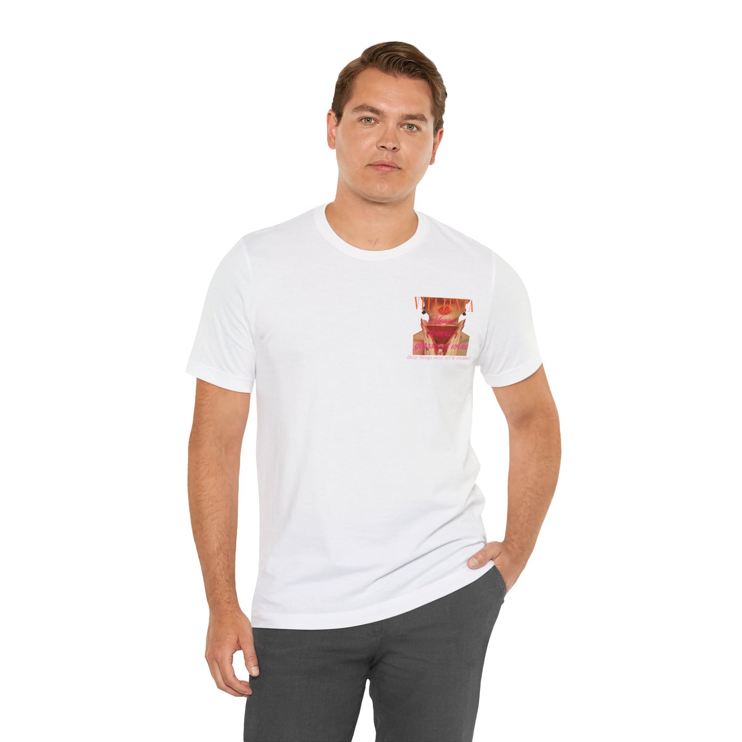 T-shirt "Years, lovers, glasses of wine" - Vita Lenta by Seacily.