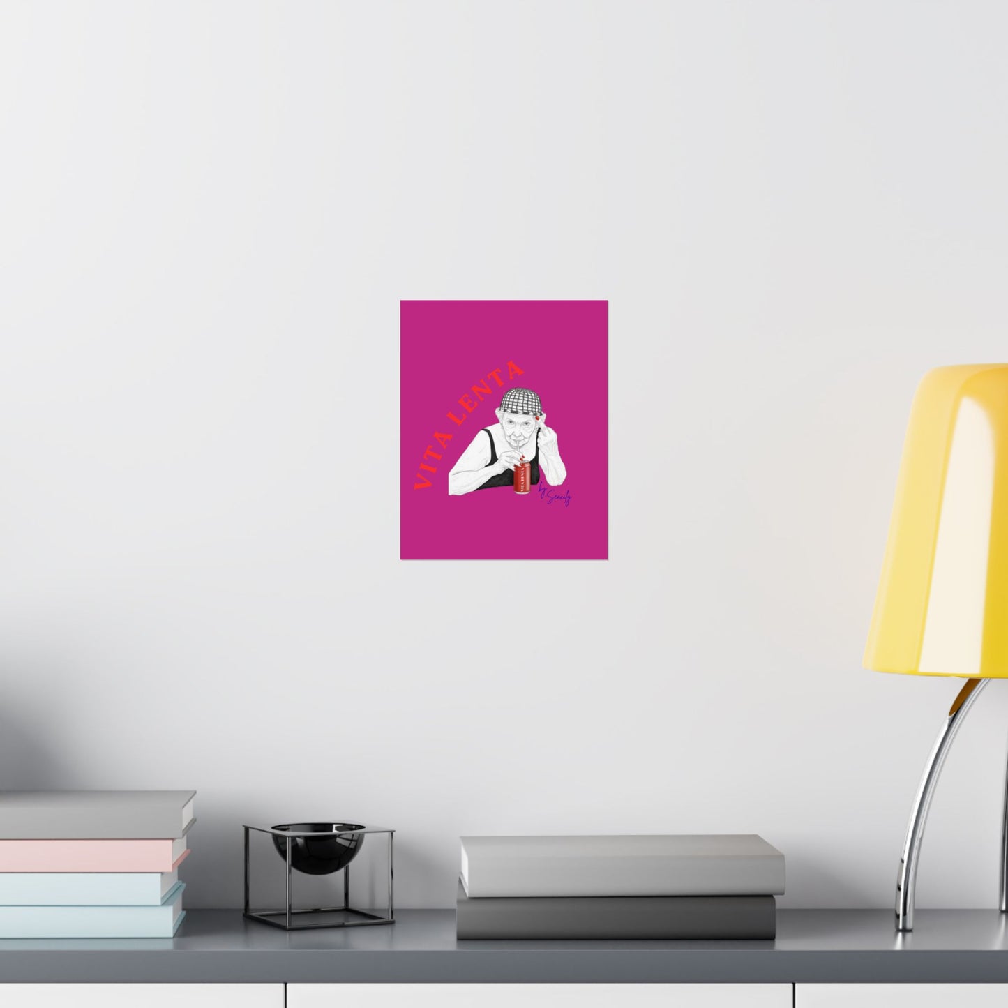 Wall art poster "Not so soft drink" - Vita Lenta by Seacily