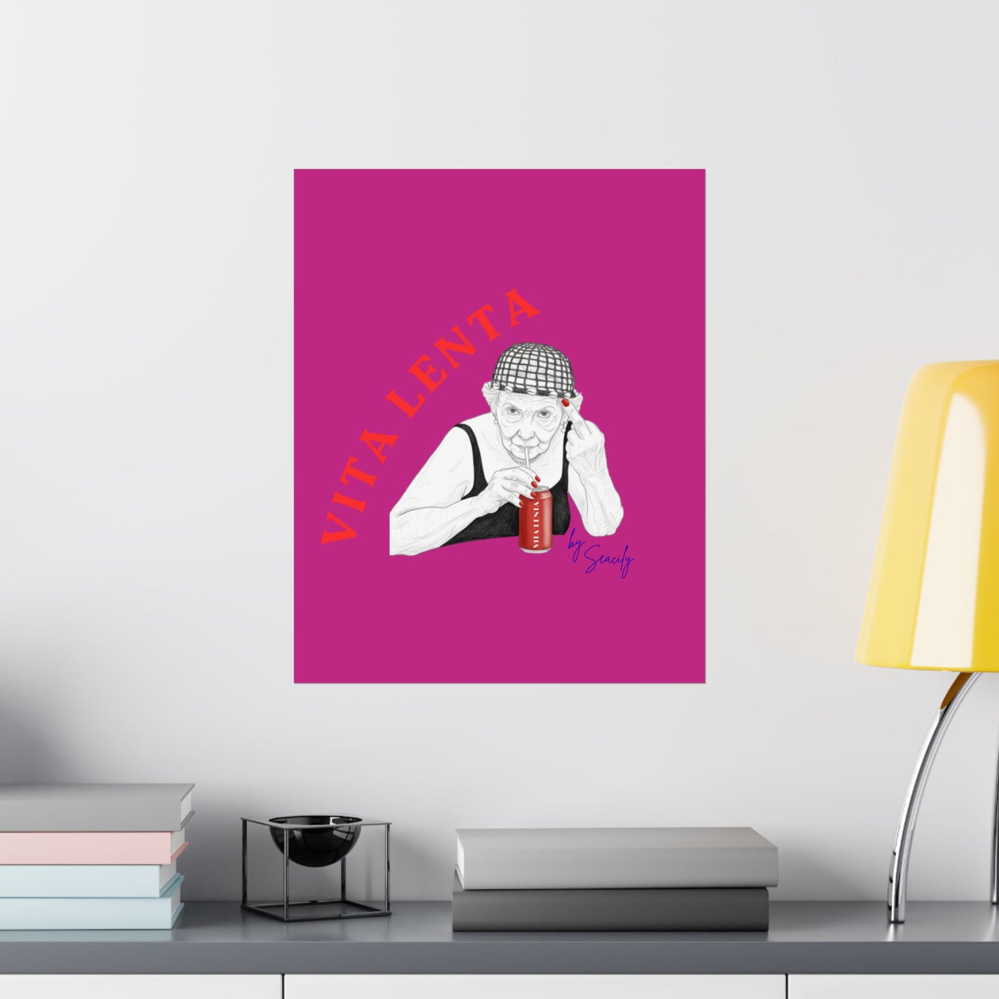 Wall art poster "Not so soft drink" - Vita Lenta by Seacily