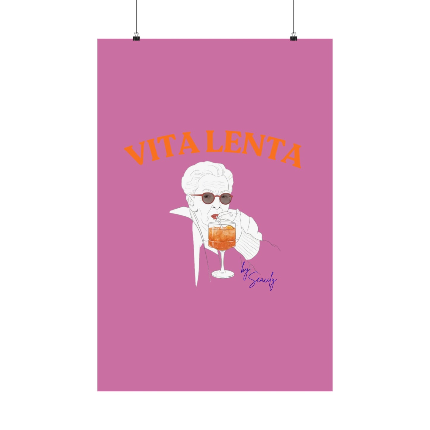 Wall art poster "Afternoon Spritz" - Vita Lenta by Seacily