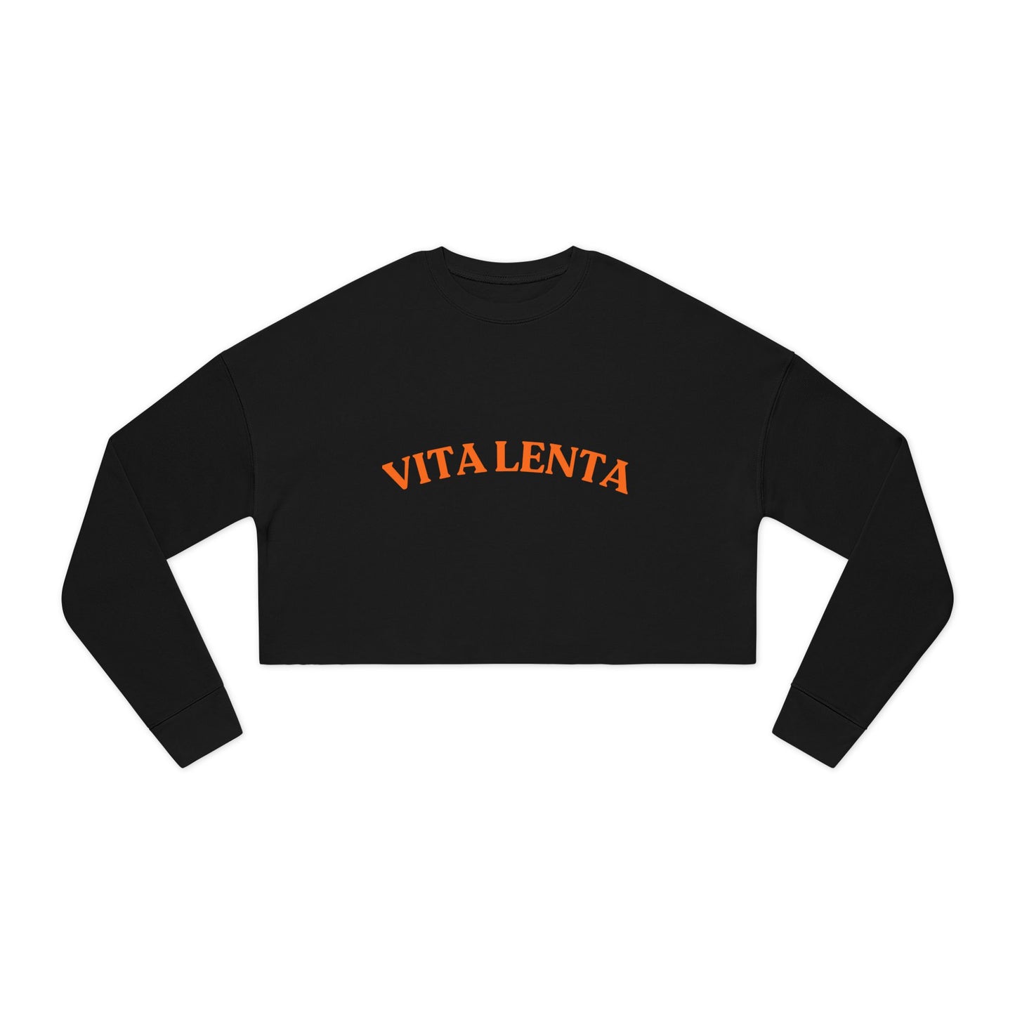 Cropped Sweatshirt "Vita Lenta" by Seacily