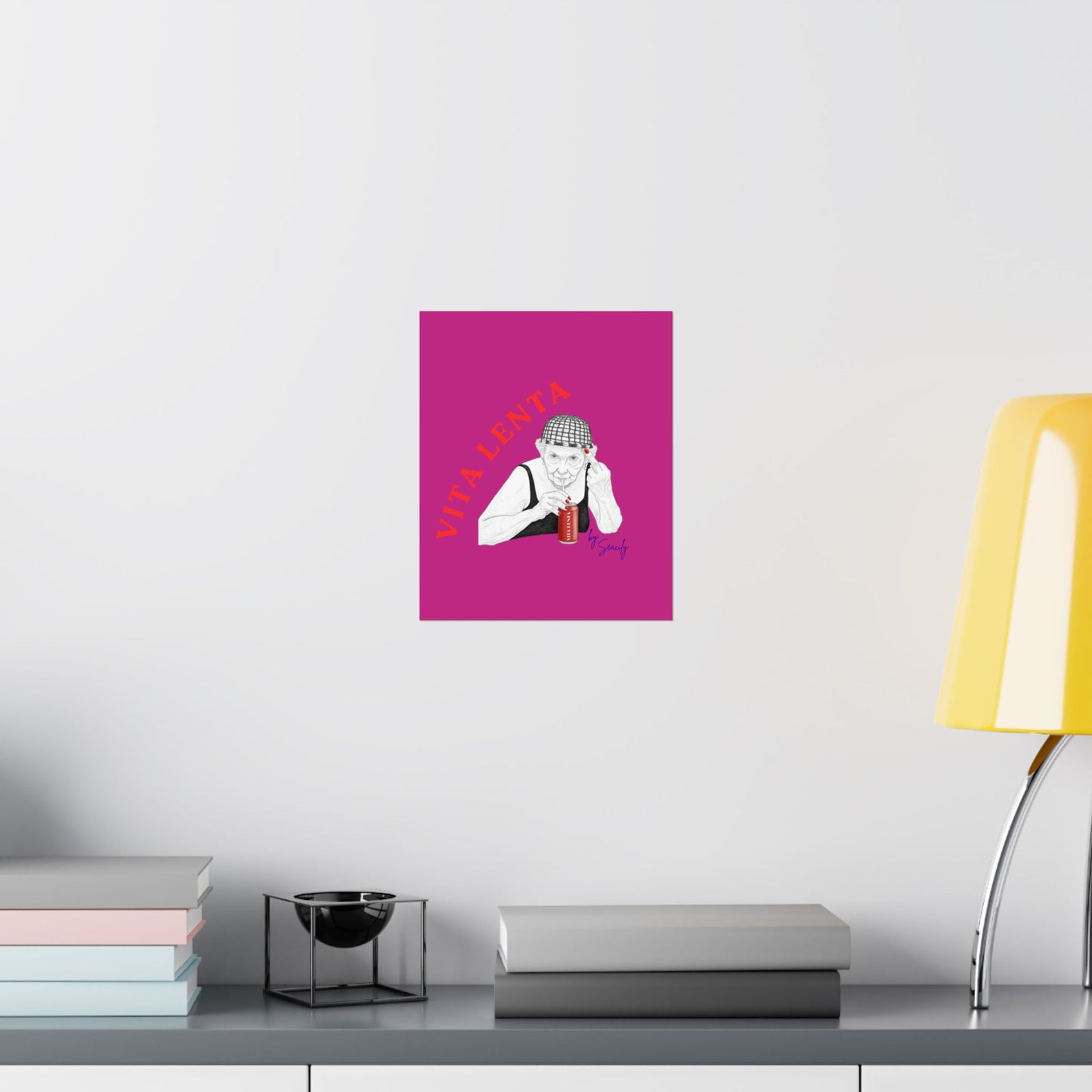 Wall art poster "Not so soft drink" - Vita Lenta by Seacily