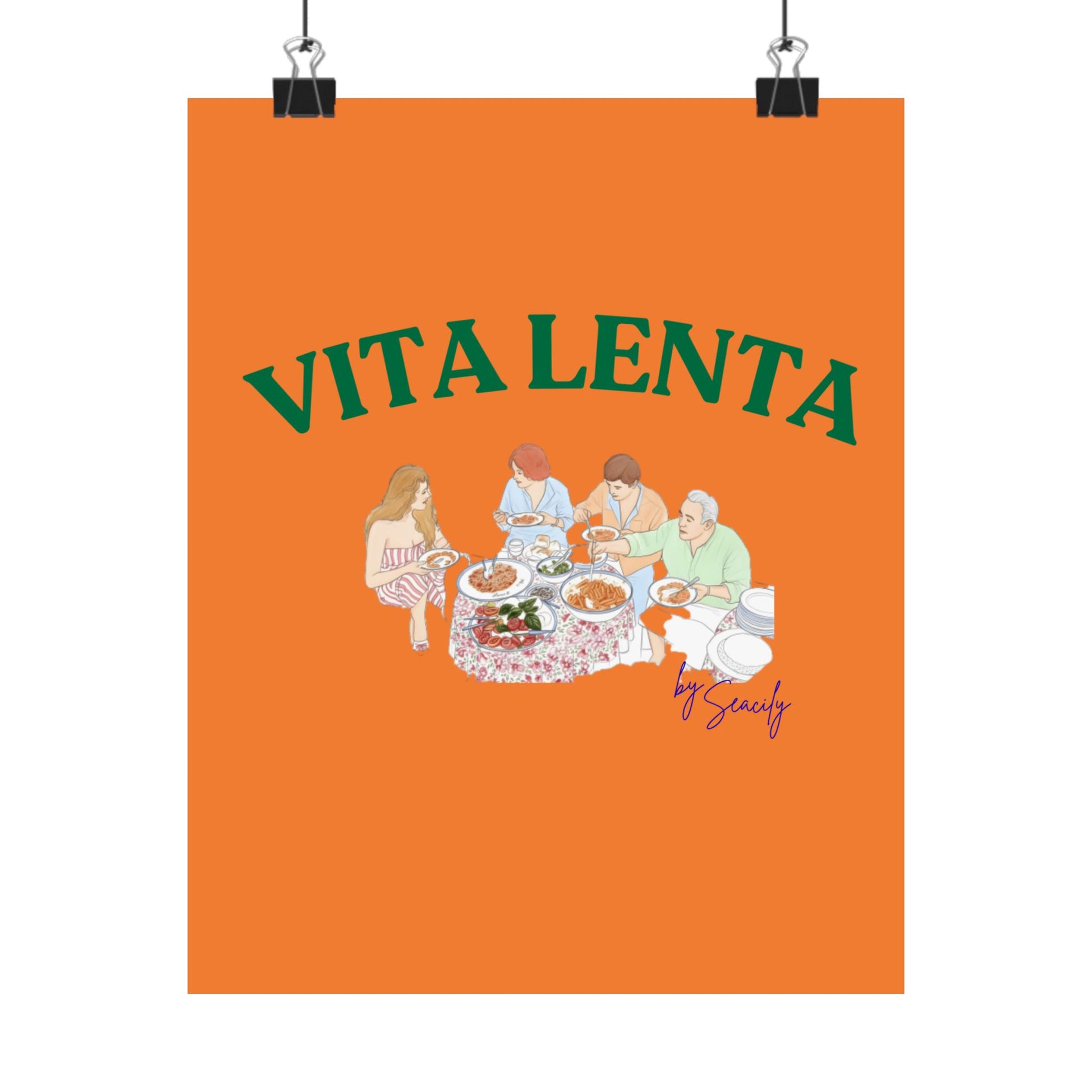 High-quality wall art posters from Seacily's Vita Lenta collection, inspired by the philosophy of slow living
