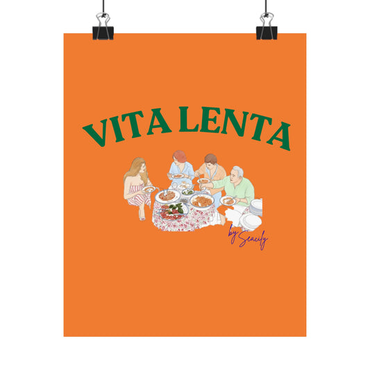 High-quality wall art posters from Seacily's Vita Lenta collection, inspired by the philosophy of slow living