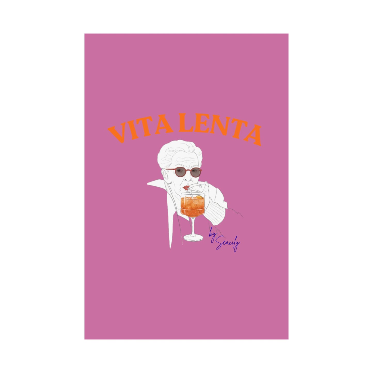 Wall art poster "Afternoon Spritz" - Vita Lenta by Seacily