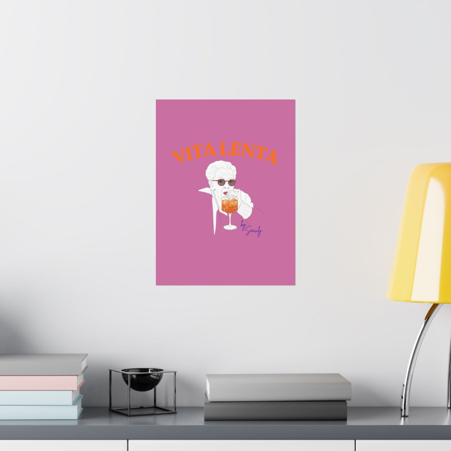 Wall art poster "Afternoon Spritz" - Vita Lenta by Seacily