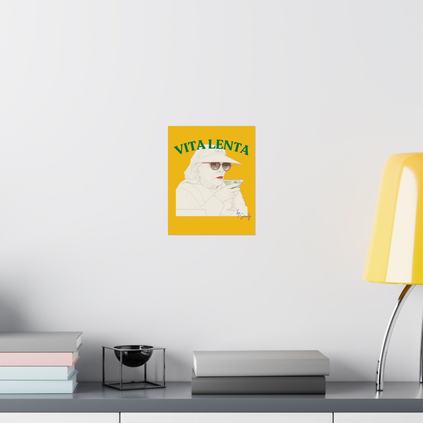 Wall art poster "I'm not judging you" - Vita Lenta by Seacily