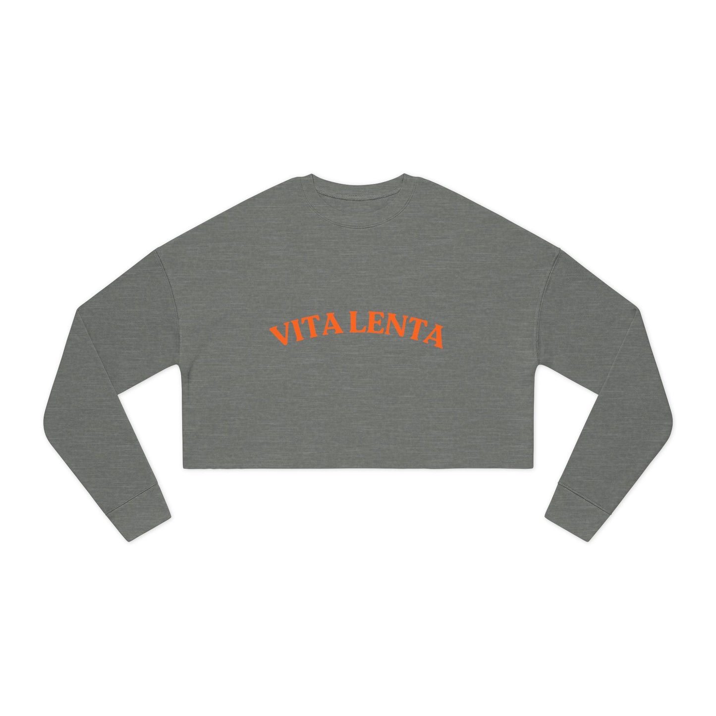 Cropped Sweatshirt "Vita Lenta" by Seacily