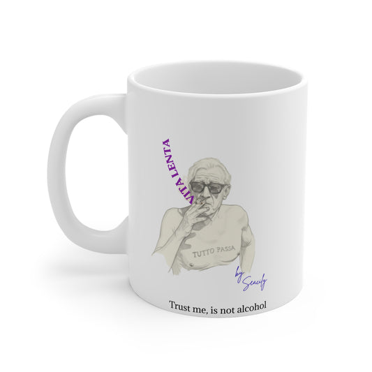 Vita Lenta 11oz mug collection by Seacily, inspired by the Mediterranean lifestyle and Italian slow living