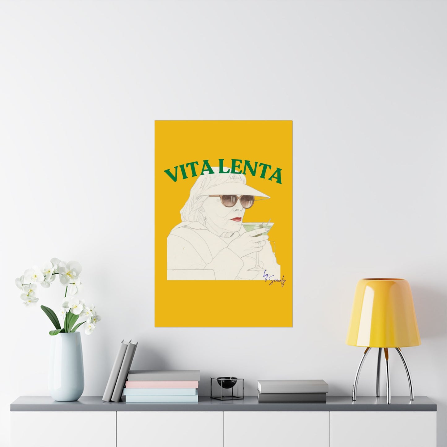 Wall art poster "I'm not judging you" - Vita Lenta by Seacily