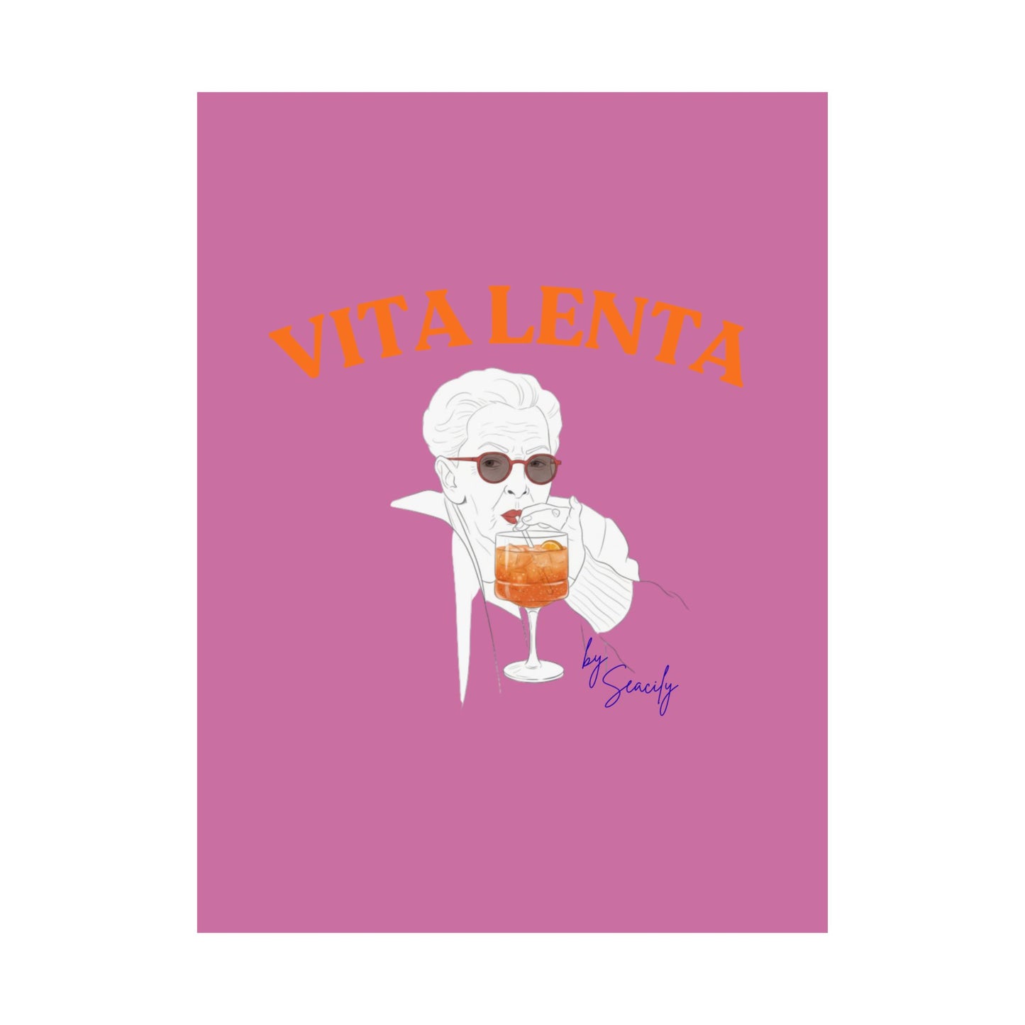Wall art poster "Afternoon Spritz" - Vita Lenta by Seacily