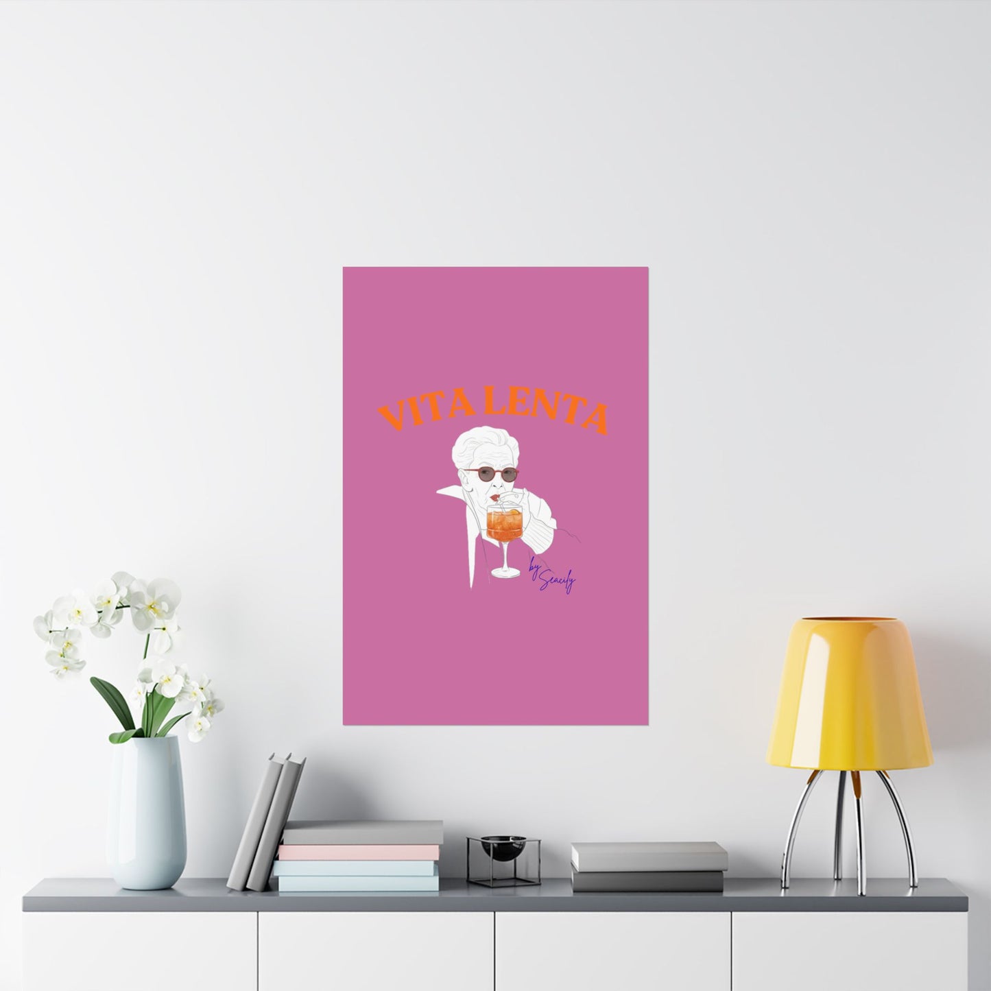 Wall art poster "Afternoon Spritz" - Vita Lenta by Seacily