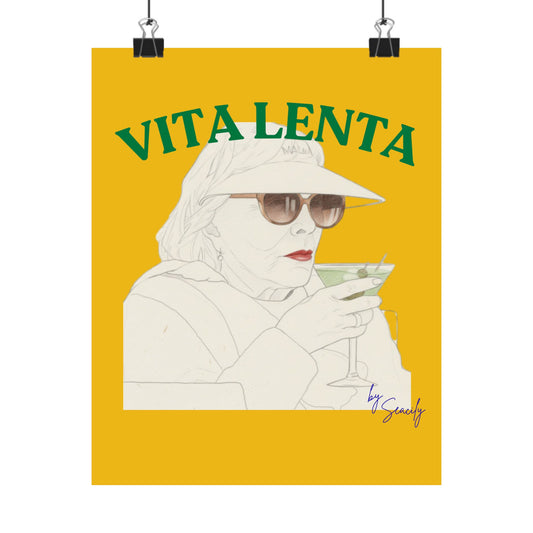 Wall art poster "I'm not judging you" - Vita Lenta by Seacily
