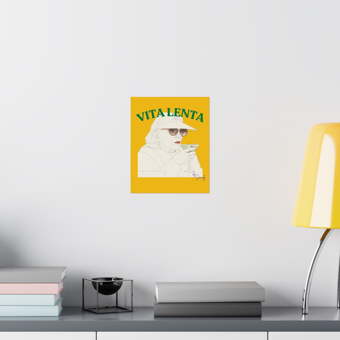 Wall art poster "I'm not judging you" - Vita Lenta by Seacily