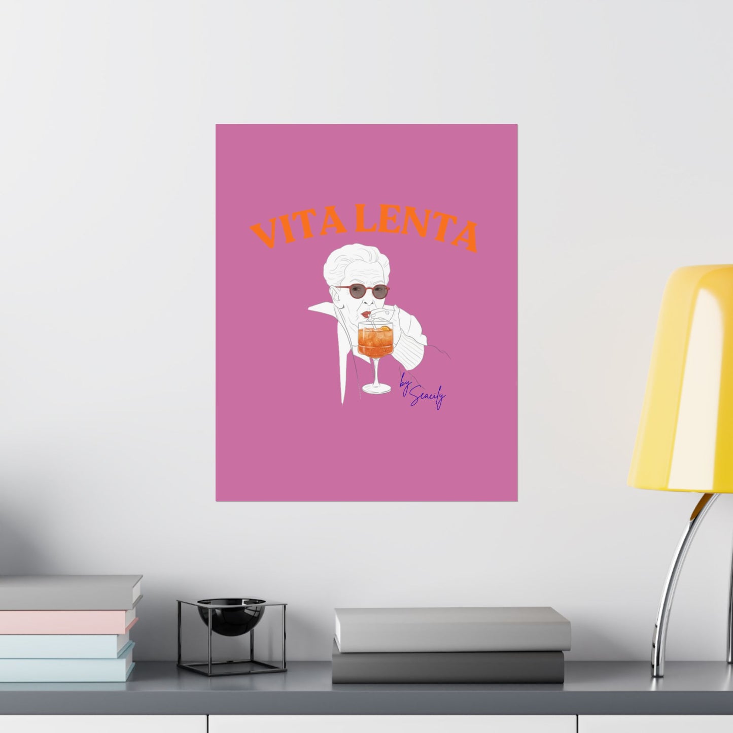 Wall art poster "Afternoon Spritz" - Vita Lenta by Seacily