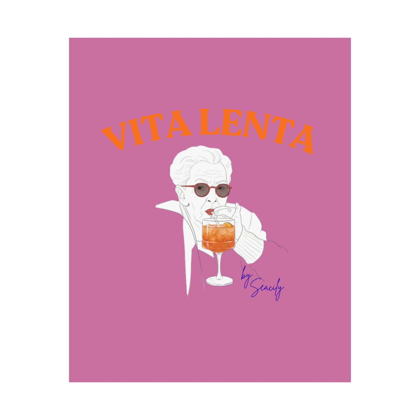 Wall art poster "Afternoon Spritz" - Vita Lenta by Seacily