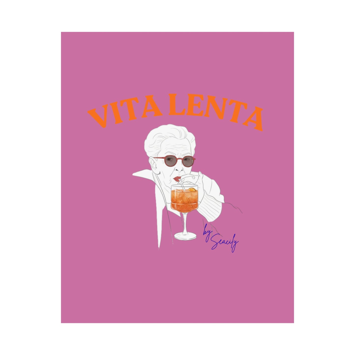 Wall art poster "Afternoon Spritz" - Vita Lenta by Seacily