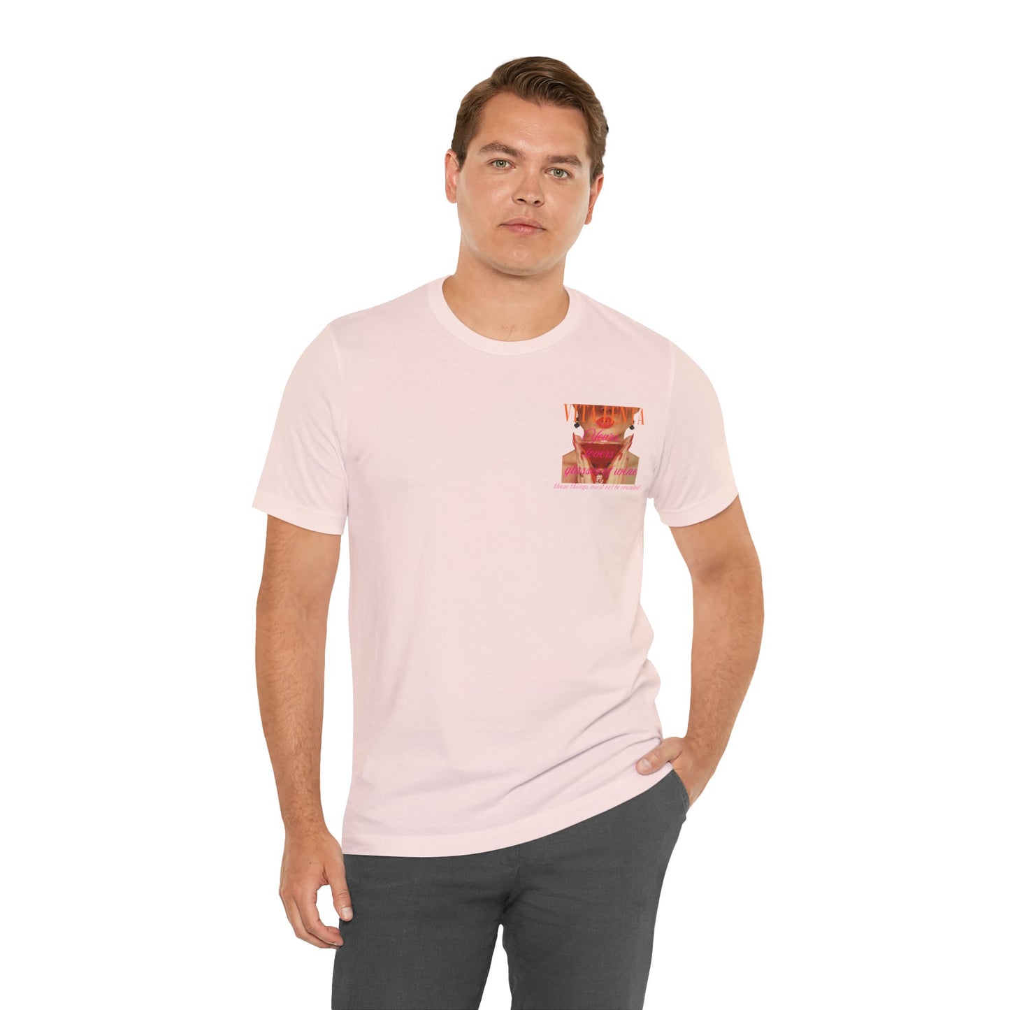 T-shirt "Years, lovers, glasses of wine" - Vita Lenta by Seacily.